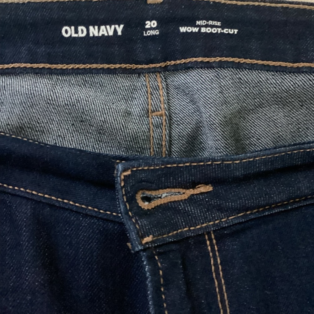 Old Navy Women's Mid-Rise Bootcut Jeans - Deep Indigo